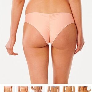 Ripcurl cheeky bottoms, marigold color with design size small